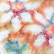 margerytki pastelowe piaskowo-koniakowe - habotai5 - jedwab