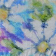margerytki z ultrafioletem - habotai5 - pareo jedwabne ręcznie malowane