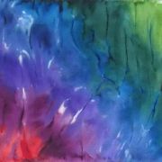 strumień barw 3 - habotai5 - szal jedwabny ręcznie malowany