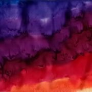 strumień barw 4 - krepa - szal jedwabny ręcznie malowany