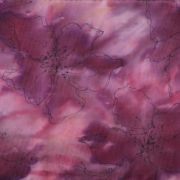 malarski w odcieniu bakłażana - splot atłasowy - szal jedwabny