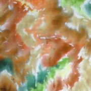 jesienne kolory - habotai8 - szal jedwabny ręcznie malowany